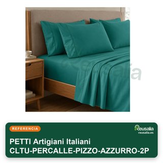 PETTI sábanas algodón percal matrimonio encaje