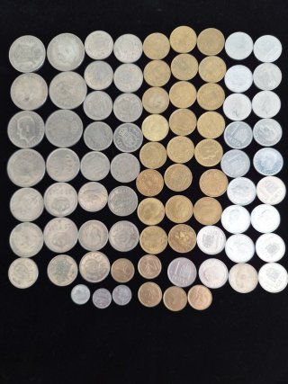 81 Monedas de Pesetas Juan Carlos I