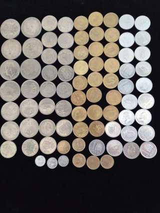 81 Monedas de Pesetas Juan Carlos I