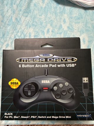 Mando Sega Mega Drive USB Retro-Bit
