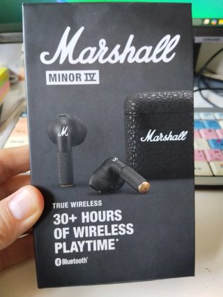 Marshall Minor IV Auriculares Inalámbricos Negros