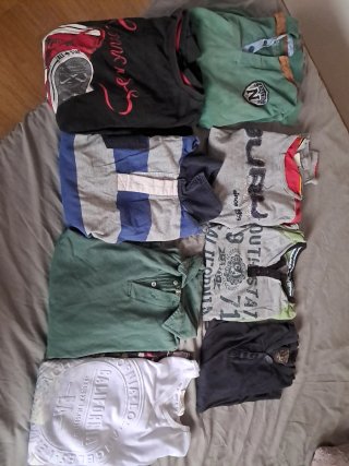 Lote 5 Camisetas Manga Larga y Polos
