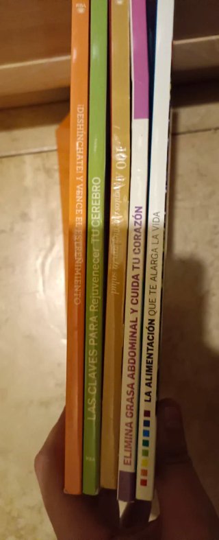 Lote libros salud y bienestar