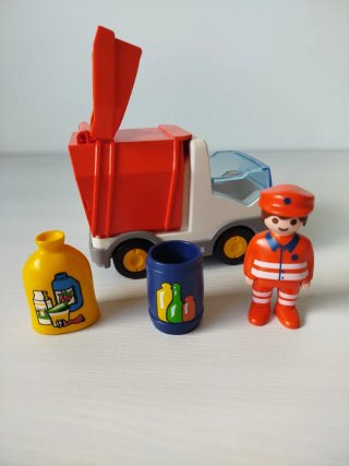 Playmobil 123 Camión de Basura 6774 COMPLETO