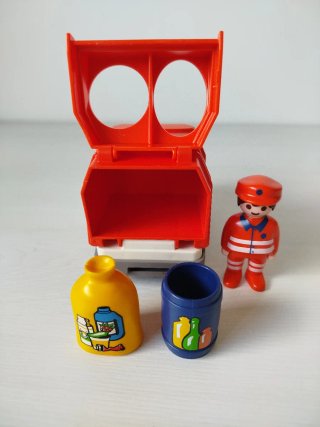Playmobil 123 Camión de Basura 6774 COMPLETO