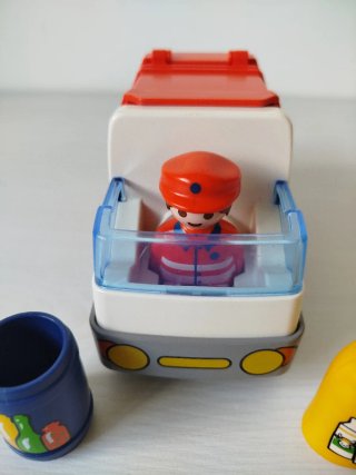 Playmobil 123 Camión de Basura 6774 COMPLETO