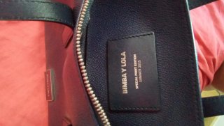 Bolso Bimba y Lola azul y rosa vintage