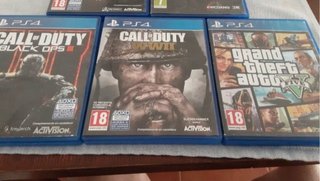 Lote 5 Juegos PS4