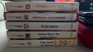 Lote 5 Juegos Nintendo 3DS Pokémon Yo-Kai Watch...
