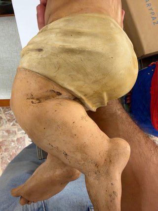 Gran Niño Jesús antiguo de Olot P. Lloret +50cm