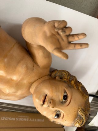 Gran Niño Jesús antiguo de Olot P. Lloret +50cm