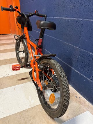 Bicicleta Infantil 16 Pulgadas Naranja