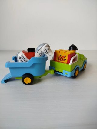 Playmobil 123 Jinete con Remolque 6958 COMPLETO