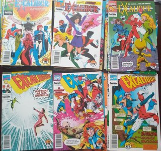 Colección de comics de Excalibur