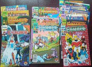 Colección de comics de Excalibur