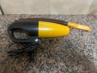 Aspirador Coche 12V Negro/Amarillo