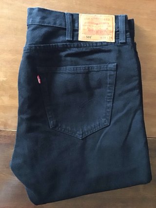 Levi's 501 W38 L34 Negro
