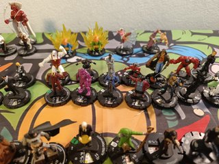 Lote de 82 figuras HeroClix originales Dc comics