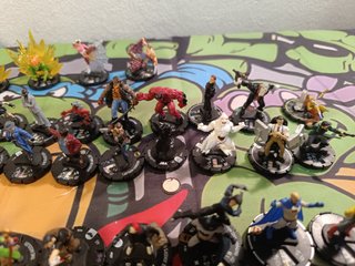 Lote de 82 figuras HeroClix originales Dc comics