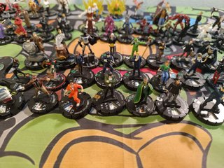 Lote de 82 figuras HeroClix originales Dc comics