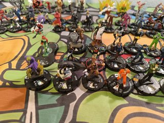 Lote de 82 figuras HeroClix originales Dc comics
