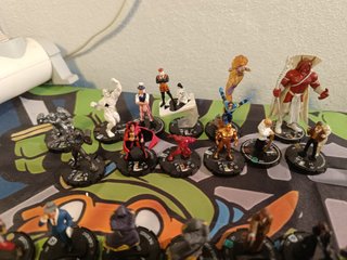 Lote de 82 figuras HeroClix originales Dc comics