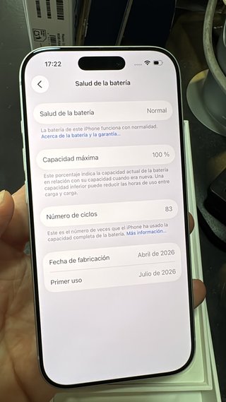 iPhone 17 Pro 256GB Blanco - Como Nuevo