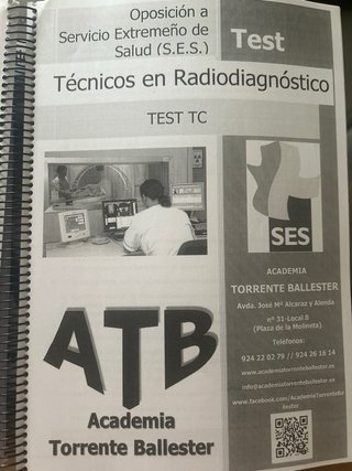 Temario oposiciones Tec. Radiodiagnóstico