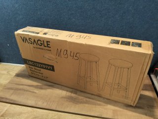 Set 2x Taburetes de Bar VASAGLE LBC132Y01 74 cm
