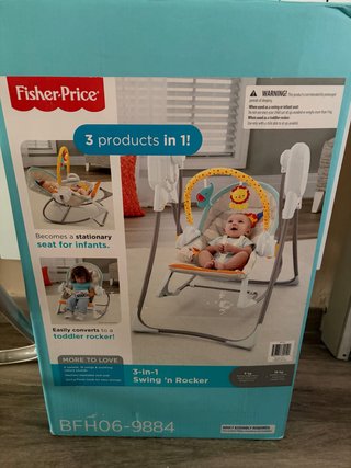 Columpio 3 en 1 Fisher-Price con pilas recargables