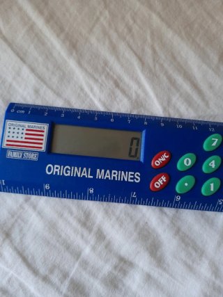 Righello Calcolatrice Original Marines