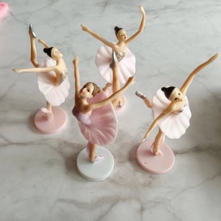 Figuras Bailarinas Ballet (Set de 4)