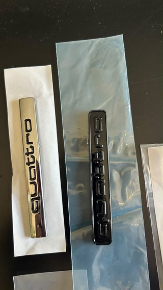 Emblemas Quattro para Audi