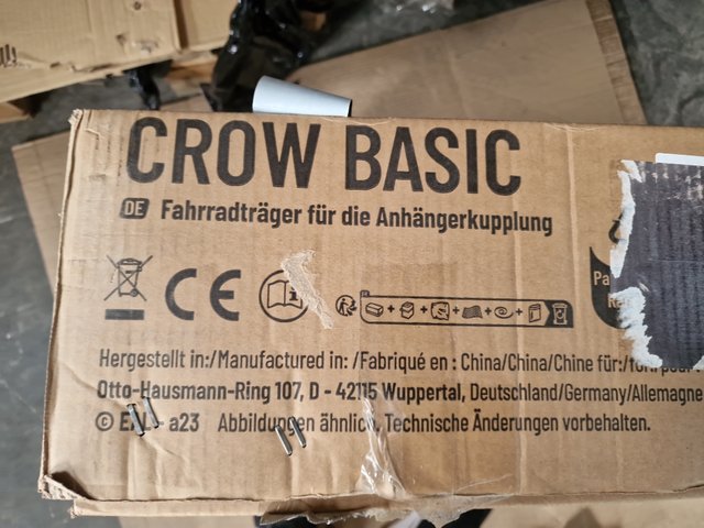EUFAB 11569 Crow Basic - Portabicicletas