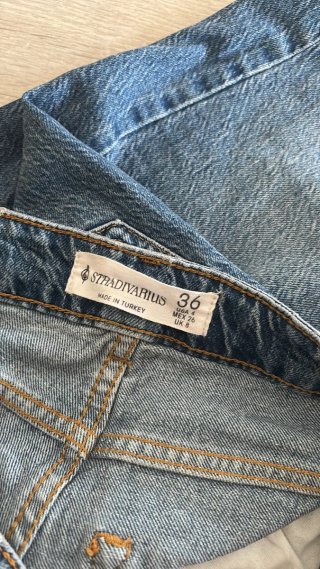 Pantalón Vaquero Stradivarius Azul Talla 36
