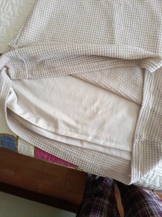 Vestido largo beige