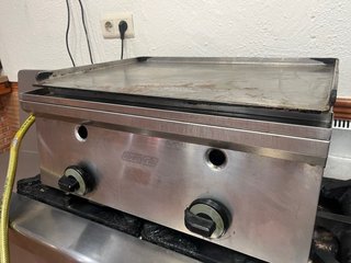 Plancha de cocina a gas Macfrin