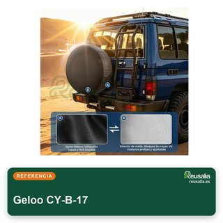 Geloo cubierta neumático 13 pulgadas cuero