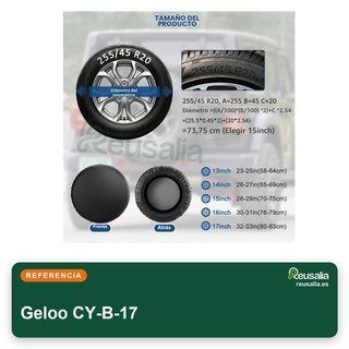 Geloo cubierta neumático 13 pulgadas cuero