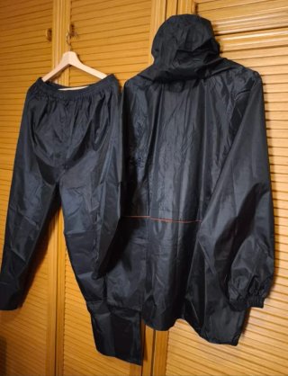 Traje impermeable lluvia chaqueta y pantalón XL