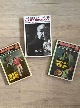 Lote de libros Alfred Hitchcock