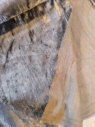 Retal de Tela de Pana Gris 1,50x140m (ancho)