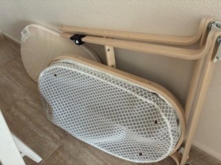 Minicuna Ikea con colchón y ruedas