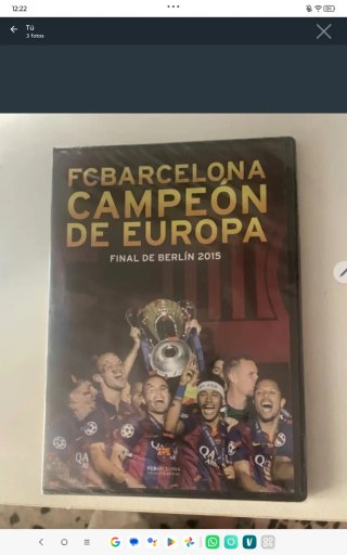 DVD FC Barcelona Campeón de Europa 2015