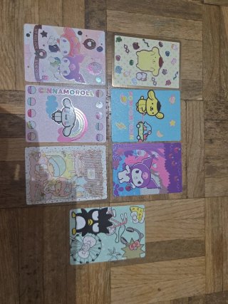 Set de 7 Cromos Sanrio