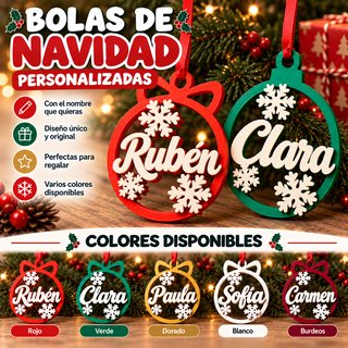 Bolas de Navidad Personalizadas