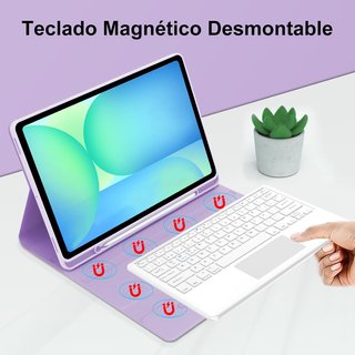 Funda con Teclado para Samsung Tab S10 FE+ 13.1