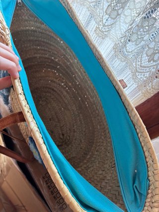 Bolso Cesta Grande con Decoración