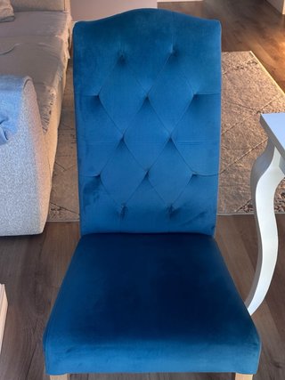 Pack de 4 Sillas de Salón de Terciopelo