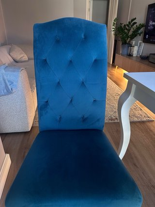 Pack de 4 Sillas de Salón de Terciopelo
